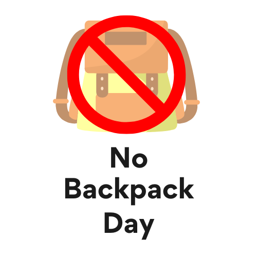 No Backpack Day