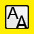 screen reader icon switch on off dyslectic font